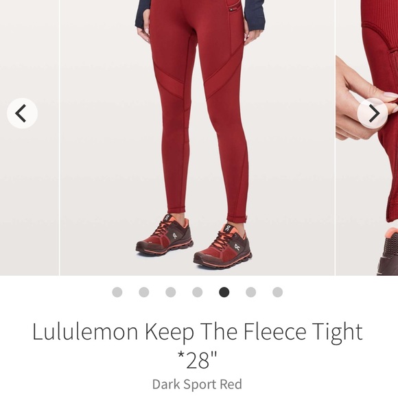 lululemon athletica Pants - 🚚📦 Lululemon Keep The Fleece Tight Size 8